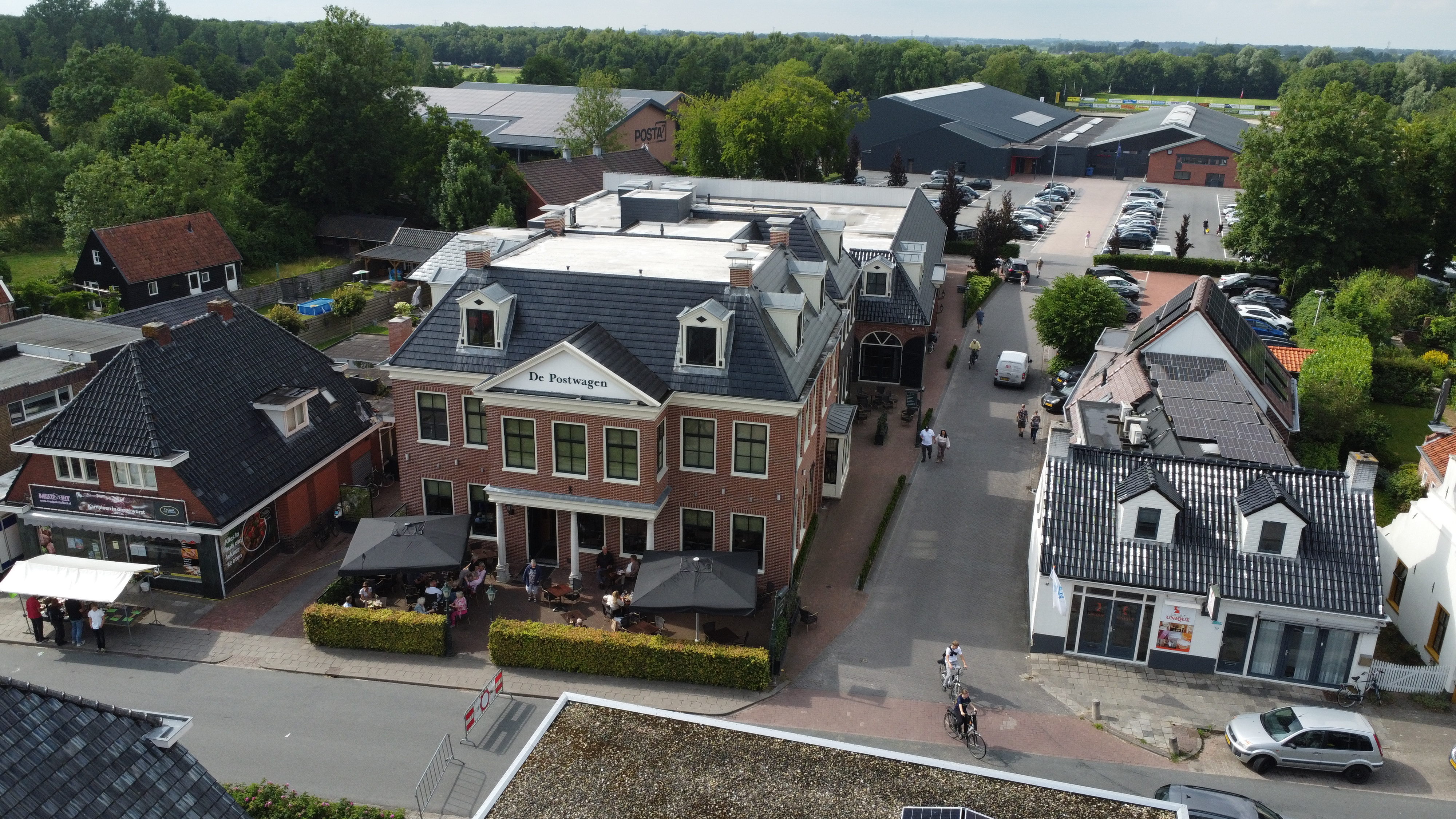 Luchtfoto De Postwagen in Tolbert